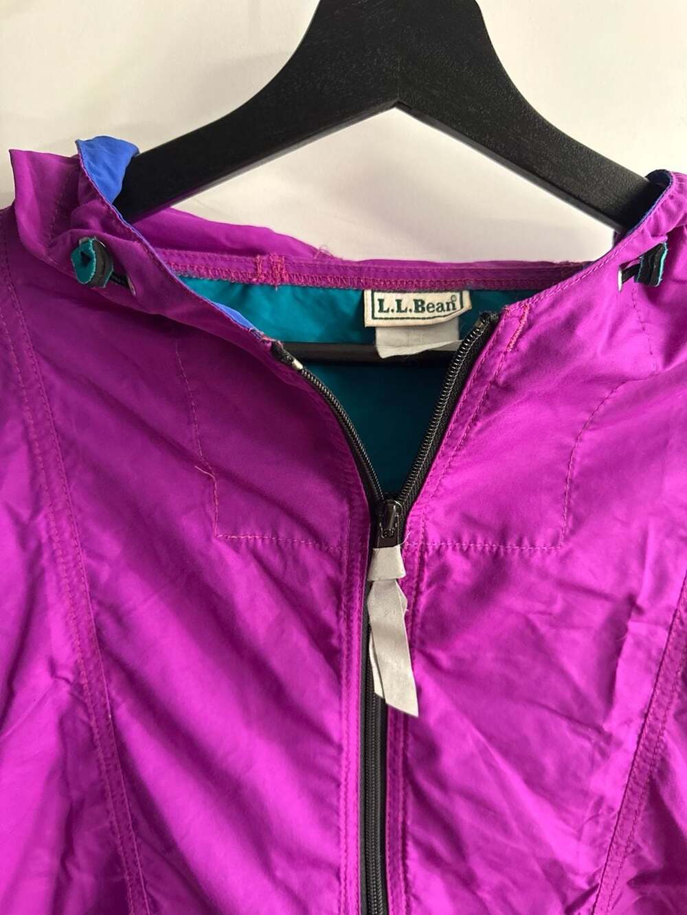 Vintage L.L.Bean Colorblock Anorak Pullover Jacket Size XL - Picture 2 of 9